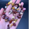 Каменные бусины, Яшма Мукаит, фриформы, 15х11 мм, длина нити 38 см