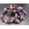 Каменные бусины, Ауралит, люкс, шарик гладкий, 13 мм, браслет, 16 бусин
