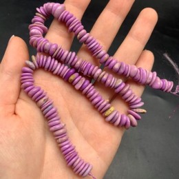 Каменные бусины, Фосфосидерит, фриформы, 13х3 мм, длина нити 38 см