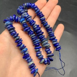 Каменные бусины, Содалит, фриформы, 13х4 мм, длина нити 38 см