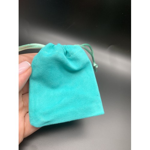 Мешочек, велюр, размер 8,5х7 см, Тиффани