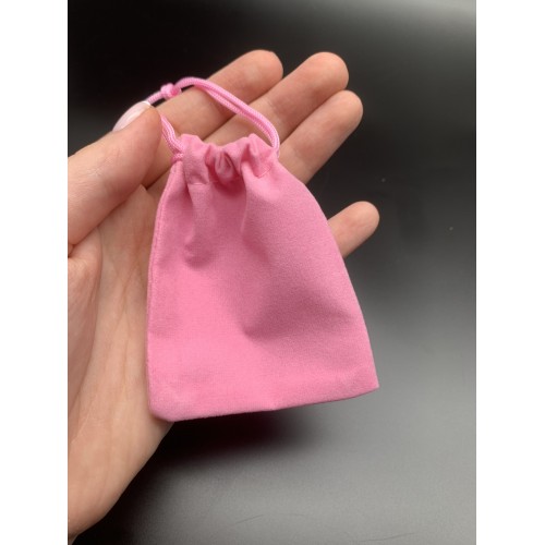 Мешочек, бархат, размер 8,5х7 см, розовый