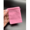 Мешочек, бархат, размер 8,5х7 см, розовый