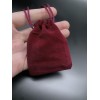 Мешочек, бархат, размер 8,5х7 см, бордовый