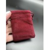 Мешочек, бархат, размер 8,5х7 см, бордовый