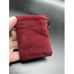 Мешочек, бархат, размер 8,5х7 см, бордовый