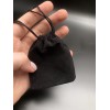 Мешочек, бархат, размер 8,5х7 см, черный