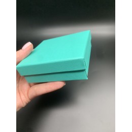 Подарочная коробочка, с ложементом, картонная, Тиффани, размер 90х90х30 мм