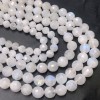 Каменные бусины, Лунный камень, люкс, шарик, ювелирная огранка, 6 мм, длина нити 38 см