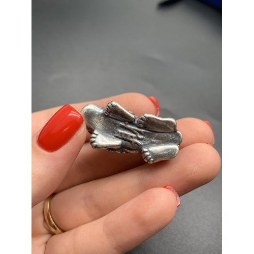 Пияо №13, Серебро, размер 36х15 мм, цена за 1 шт