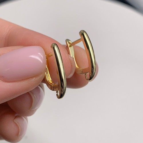 Швензы, латунь, цвет золото, размер 18х12 мм 17931