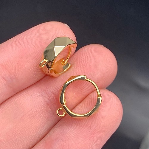 Швензы, латунь, цвет золото, размер 15 мм