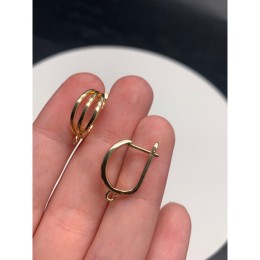 Швензы, латунь, цвет золото, размер 20х13 мм