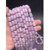 Каменные бусины, Кунцит, не обработанный, столбики, 11х7 мм, длина нити 38 см