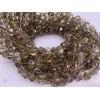 Каменные бусины, Раухтопаз, Дымчатый Кварц, светлый, крупная огранка, 8 мм, длина нити 38 см