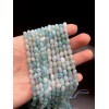Каменные бусины, Амазонит, фриформы, 8х6 мм, длина нити 38 см