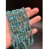 Каменные бусины, Бирюза, крошка, фриформы, 5х3 мм, длина нити 78 см