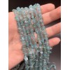 Каменные бусины, Апатит голубой, крошка, фриформы, 4х6 мм, длина нити 38 см