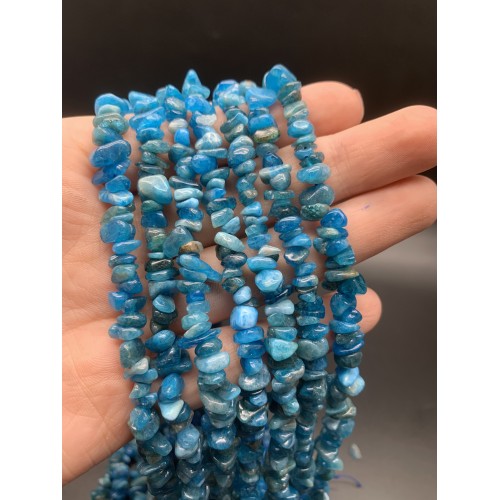 Каменные бусины, Апатит, крошка, фриформы, 7х4 мм, длина нити 38 см