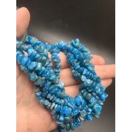 Каменные бусины, Апатит, крошка, фриформы, 7х4 мм, длина нити 38 см