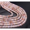 Каменные бусины, Опал розовый, бублик, 7х4.5 мм, длина нити 38 см