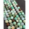 Каменные бусины, Хризопраз, шарик гладкий, 10 мм, длина нити 19 см