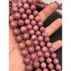 Каменные бусины, Родонит, шарик гладкий 8 мм, длина нити 38 см
