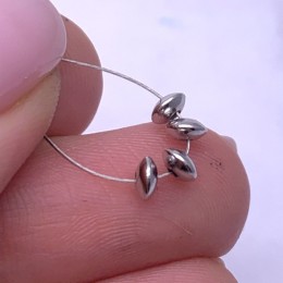 Разделитель, плоский, модель SS 925, родированное, размер 3 мм, цена за 10шт.