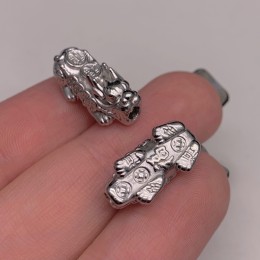 Пияо №23, Серебро, 27х10 мм, цена за 1 шт