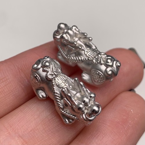 Пияо №19, Серебро, 24х11 мм, цена за 1 шт