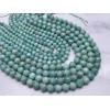 Каменные бусины, Амазонит, шарик, огранка, 8 мм, длина нити 38 см