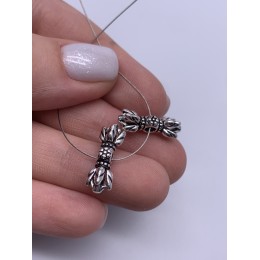 Разделитель, тайское серебро, размер 18х6 мм, цена за 1 шт.