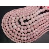 Каменные бусины, Розовый кварц, шарик гладкий, 2,5 мм, длина нити 38 см