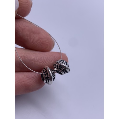 Бусина, разделитель, с насечками, широкое отверстие, размер 6,5х10,5 мм, цена за 1 шт.