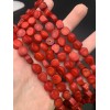Каменные бусины, Коралл, красный, тонированный, Фриформы, 10х5 мм, длина нити 38 см