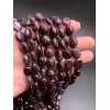 Каменные бусины, Гранат, фриформы, 13х10 мм, длина нити 38 см