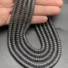 Каменные бусины, Гематит синтетический, диск, темное серебро, размер 6х1 мм, длина нити 38 см