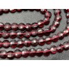 Каменные бусины, Гранат, люкс, монетка, огранка, 6х3 мм, длина нити 38 см