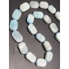 Каменные бусины, Гемиморфит, фриформы, 12х17, длина нити 38 см