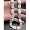 Каменные бусины, Гемиморфит, фриформы, 12х17, длина нити 38 см