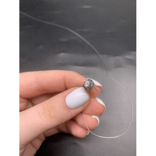 Шапочка, тайское серебро, размер 7 х 2 мм, цена за 1 шт.