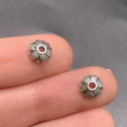 Шапочка, из тайского серебра, размер 8х2,5 мм