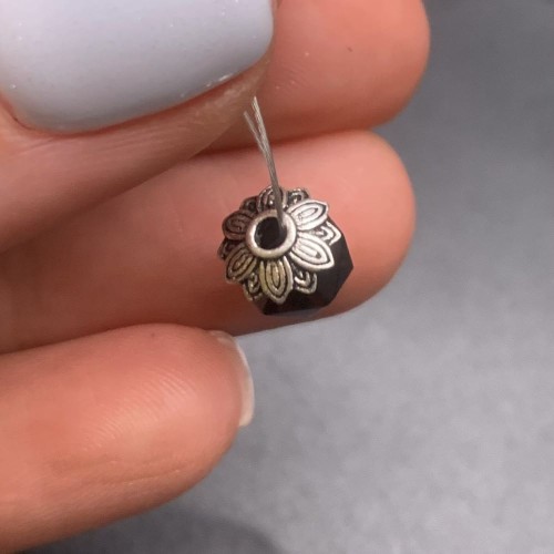 Шапочка, из тайского серебра, размер 8х2,5 мм