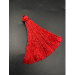 Кисточка, ярко-красного цвета, 66 мм, цена за штуку