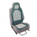 Чехол на сиденье зеленый с нефритовыми пластинами, без сетки арт. 1050