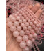 Каменные бусины, Розовый кварц, шарик гладкий, 6 мм, длина нити 38 см арт. 12811