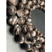 Каменные бусины, Перламутр шоколадный, тонированный, шарик гладкий, 12 мм, длина нити 38 см арт. 13392