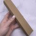 Подарочная коробочка, с ложементом, картонная, коричневая, размер 170х40х25 мм арт. 16333