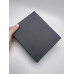 Подарочная коробочка, с ложементом, картонная, черная, матовая, размер 190х160х35 мм арт. 16336