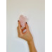 Скребок  "Малое сердце" для массажа Гуаша из розового кварца, 70 x 45 x 5 мм арт. 1071